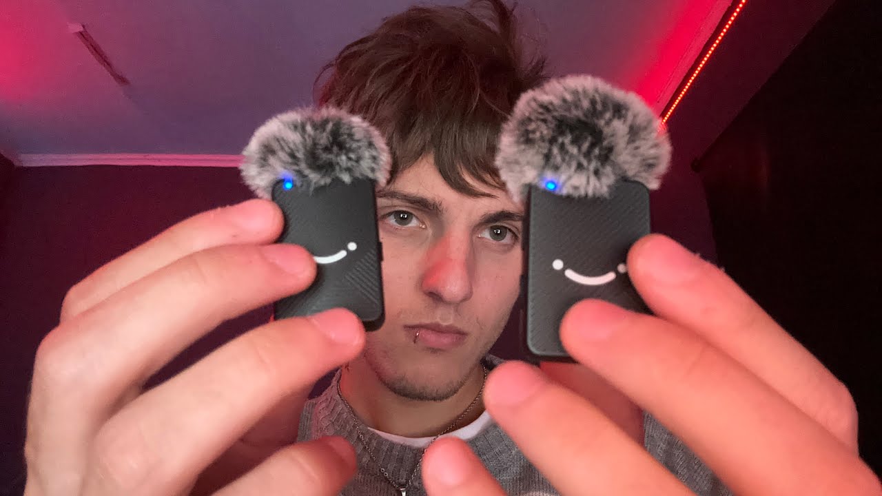 asmr MOUTH SOUNDS y sonidos en NUEVOS MICROFONOS - Fifine M9