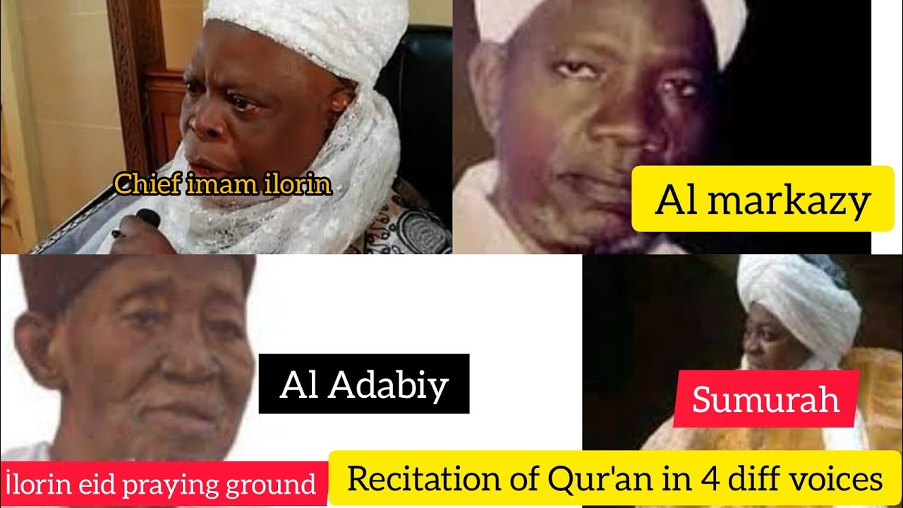 Amazing  qurian recitation in four different voices| Adabiyah| Markazy|Sumurah|chief imam voice