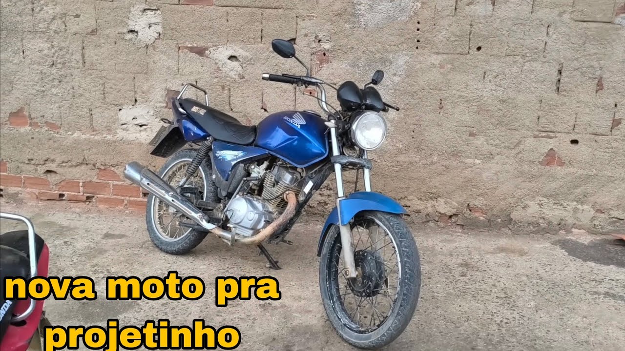 Nova moto pra projetinho essa vai ficar top !