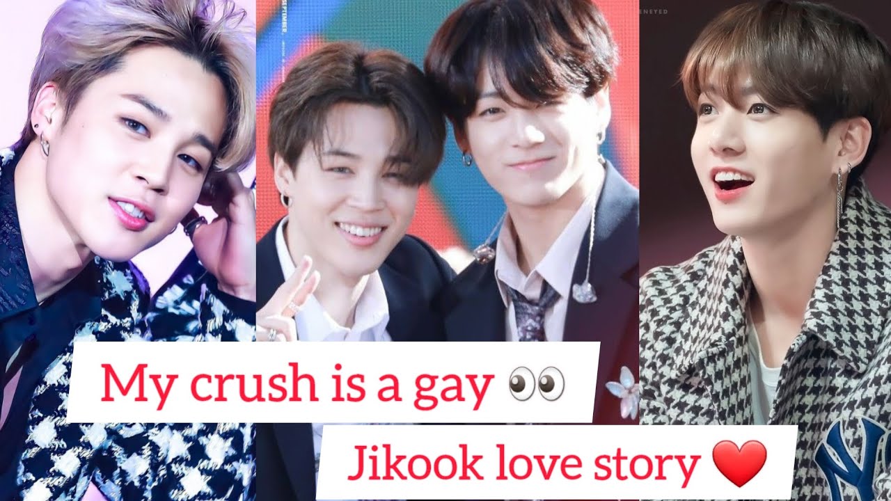 My crush is a gay Jikook love story ❤👀 FF Oneshort