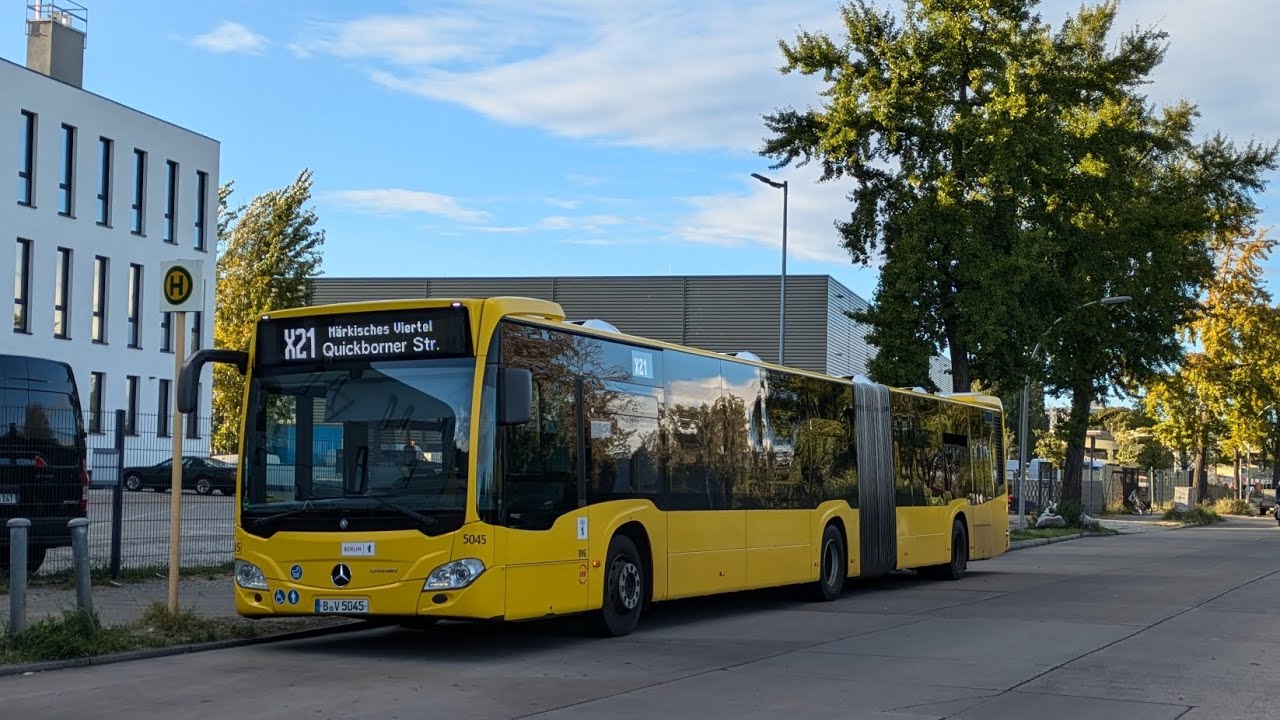 Berlin Bus|Aussetzermitfahrt #29 auf dem X21 von Goerdelersteg bis Quickborner Straße