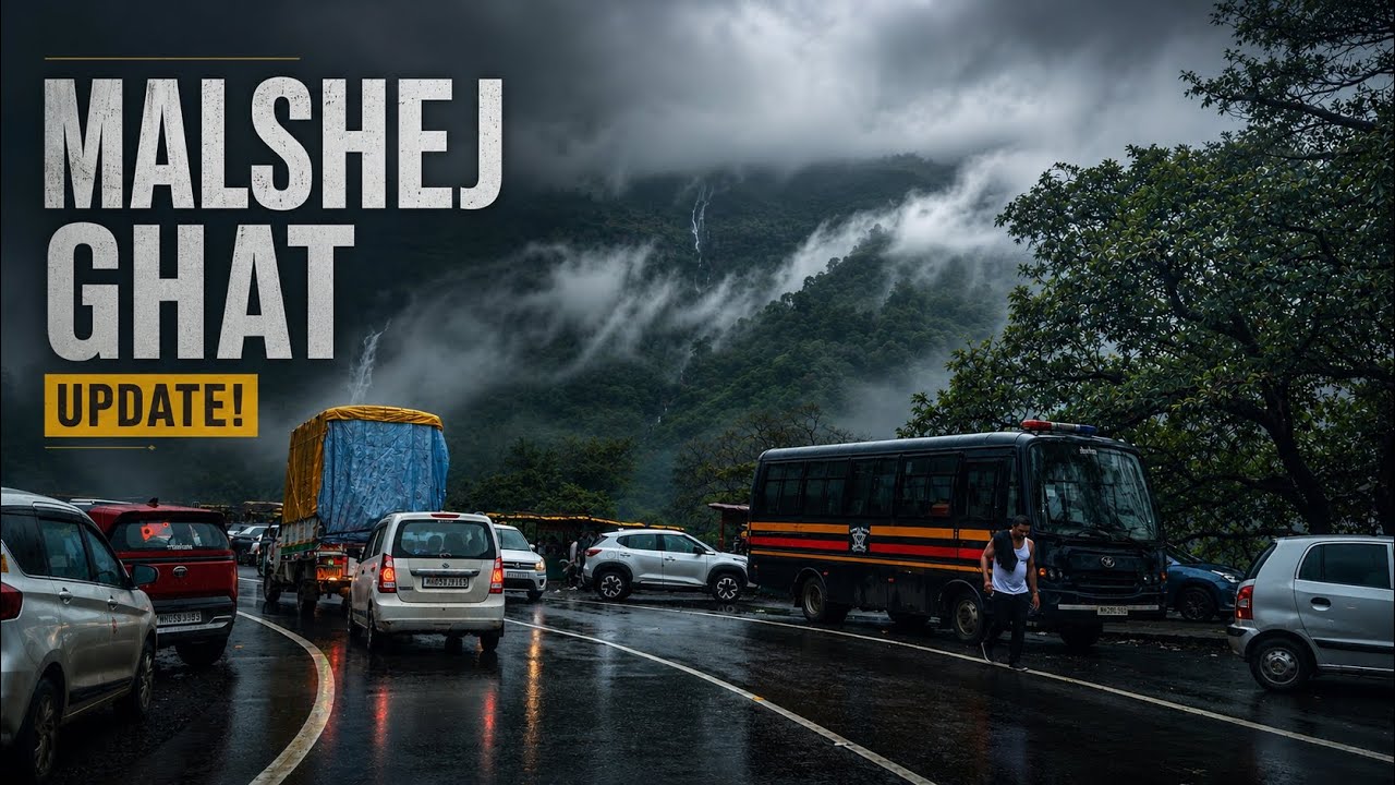 Malshej Ghat Update 🌧️ | Heavy Fog, Waterfalls & Current Road Conditions | July 2026