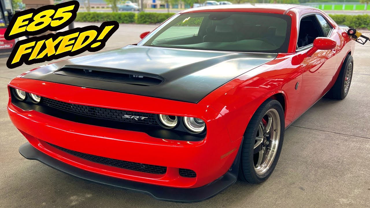 Dodge Challenger Hellcat Whining too Much so put E85 in it!