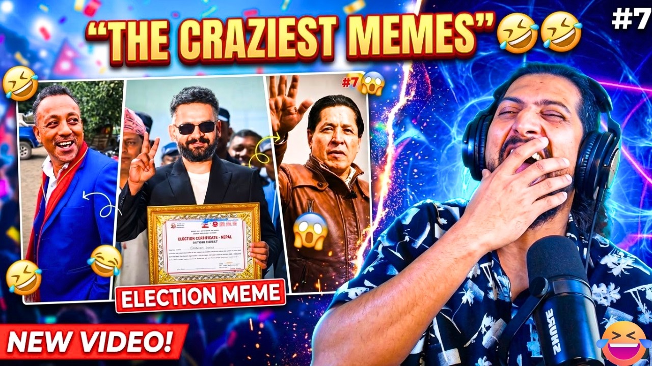 Funniest Post Election Memes 😂 REACTION @parbatbasnet457 @BalenShah #reactionvideo #balenshah