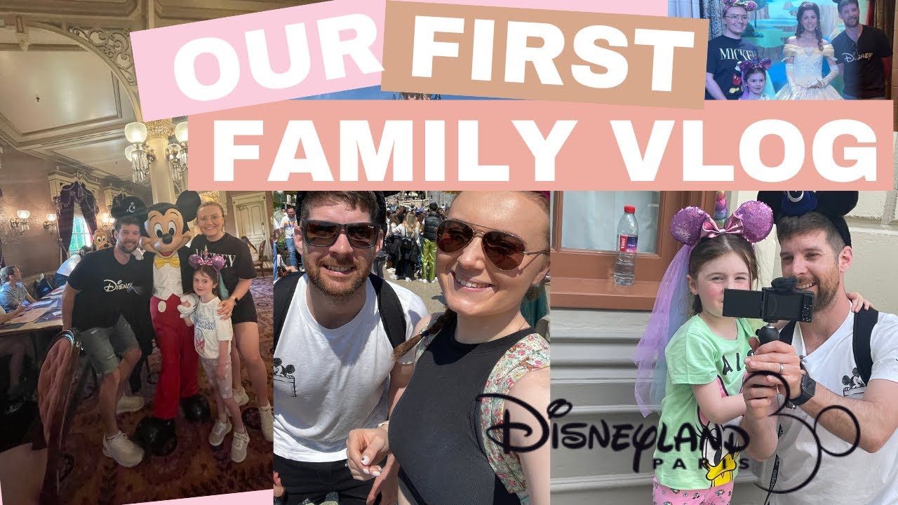 DISNEYLAND PARIS *OUR FIRST FAMILY VLOG* | Travel Day 1 & Day 2