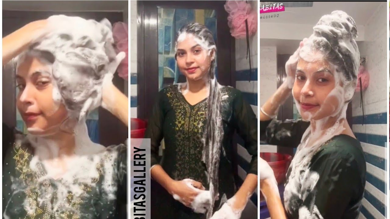 The Ultimate Long Hair Shampoo and Hairwash Lather & Rince To buy full video wtsap+91 9154004797