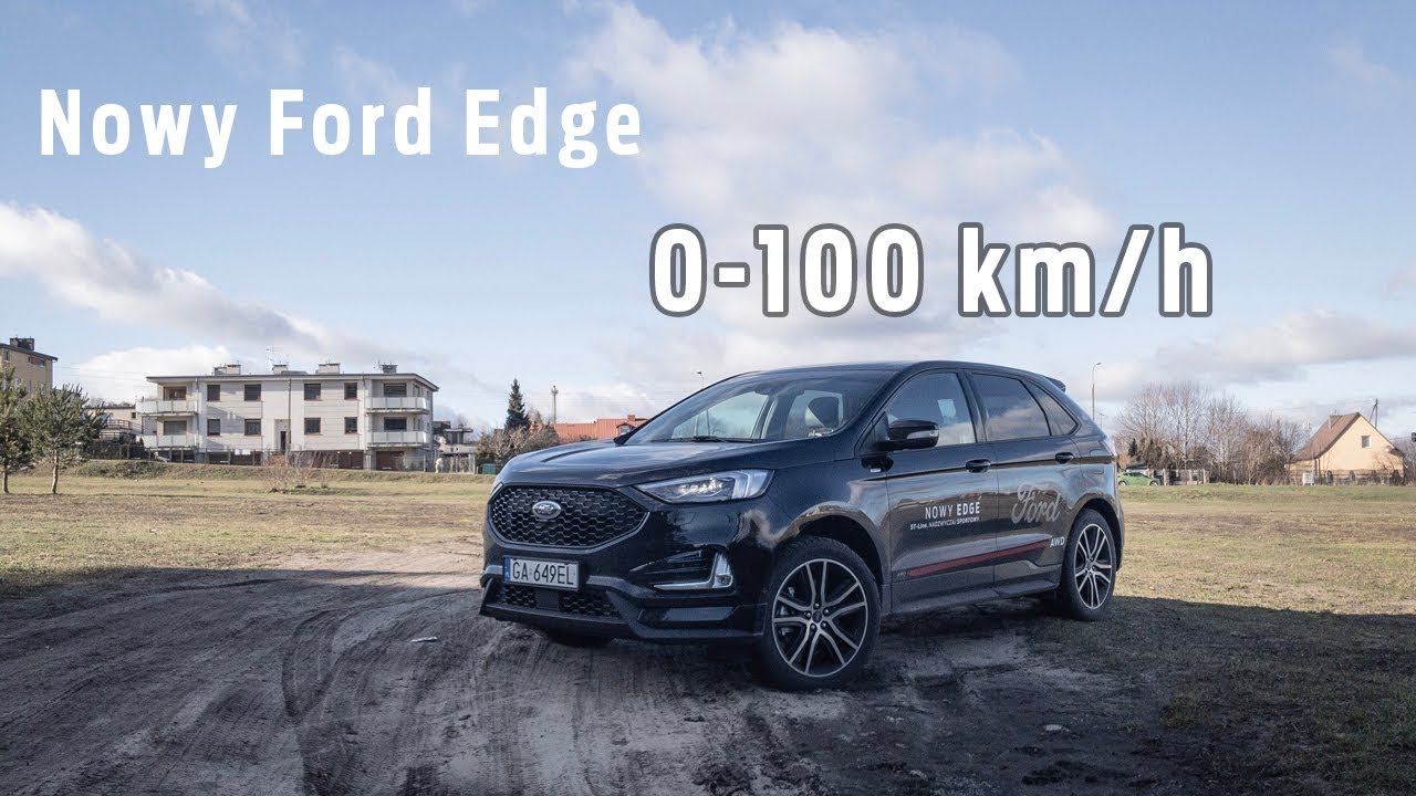 2019 Ford Edge ST-Line 2.0 EcoBlue A8 AWD - acceleration/sprint/przyspieszenie 0-100 km/h