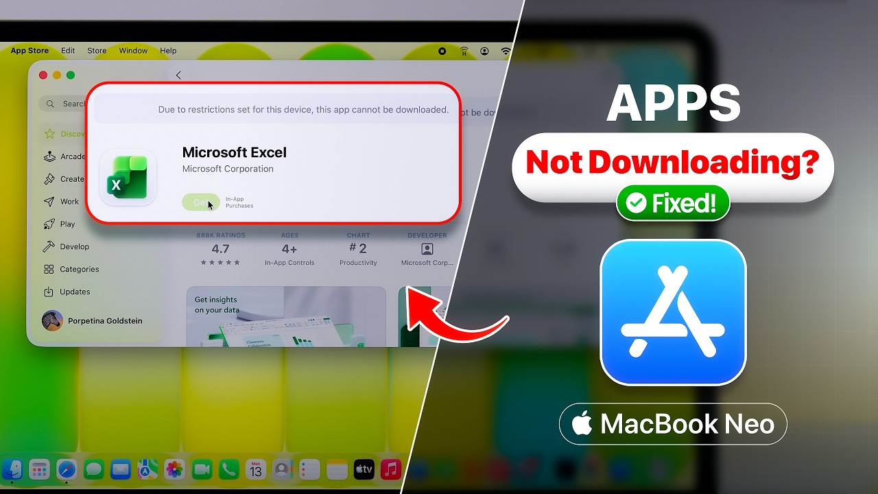 Can&rsquo;t Download Apps on MacBook Neo? Fix App Store Issues!