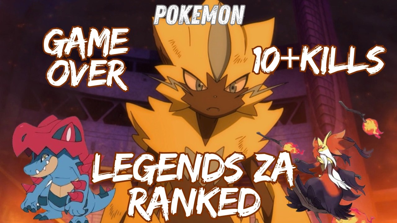 Mega Zeraora Is WAY Too Fast for Pokemon Legends ZA Ranked 😳