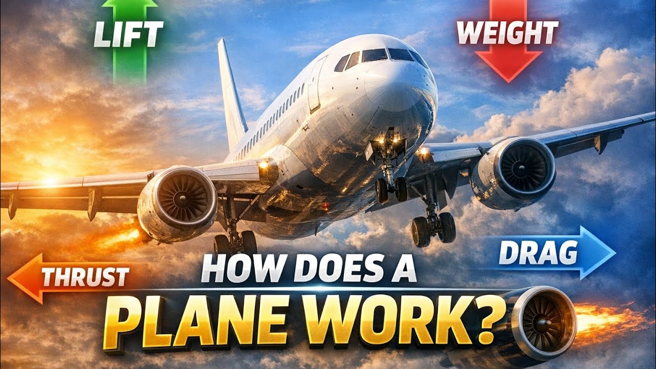 How does a plane work in 4 minutes 