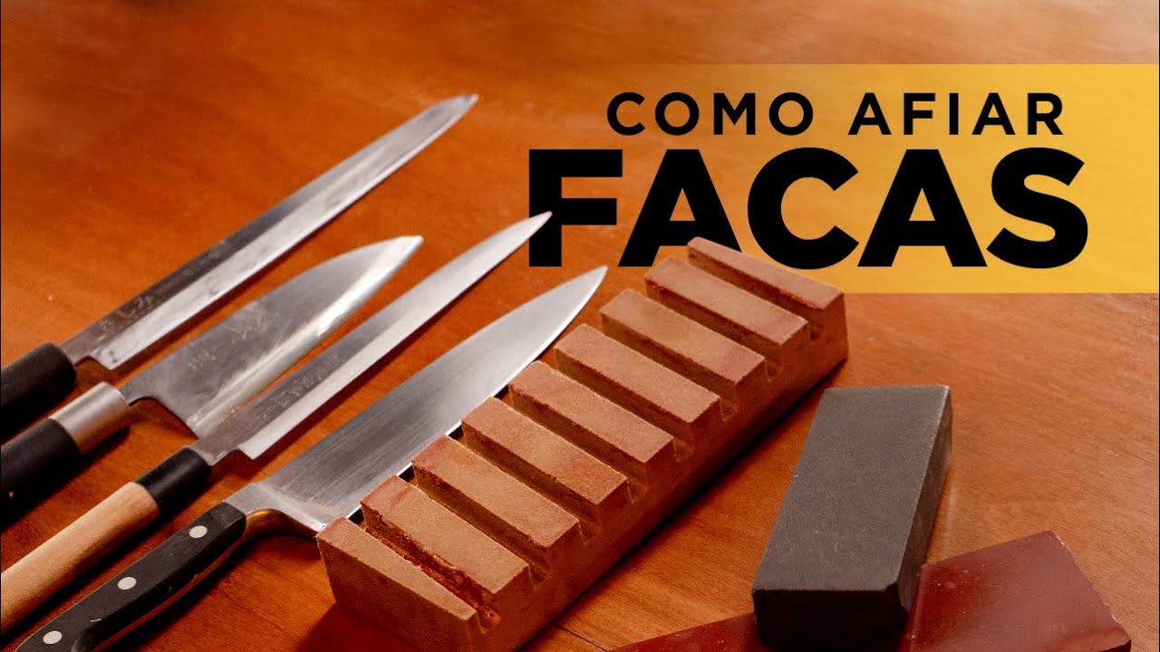 FACA DE SUSHI COM FIO PERFEITO: como afiar facas