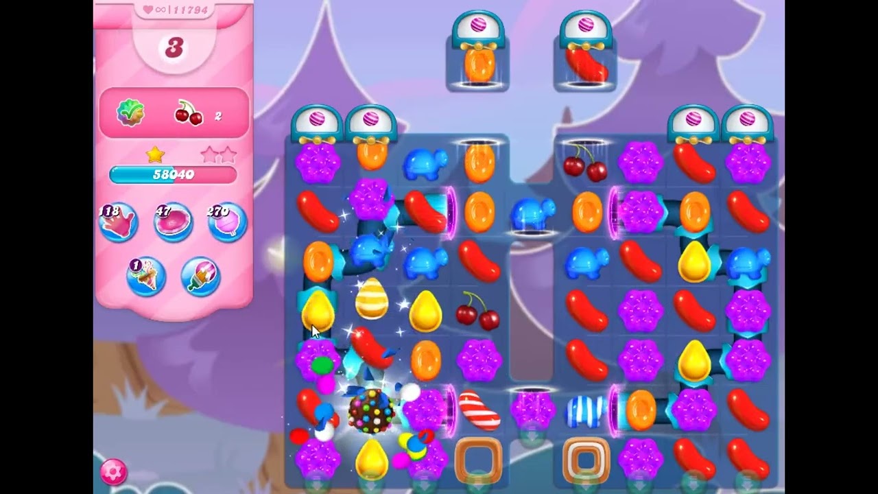 Candy Crush Saga Level 11794 - NO BOOSTERS | SKILLGAMING ✔️