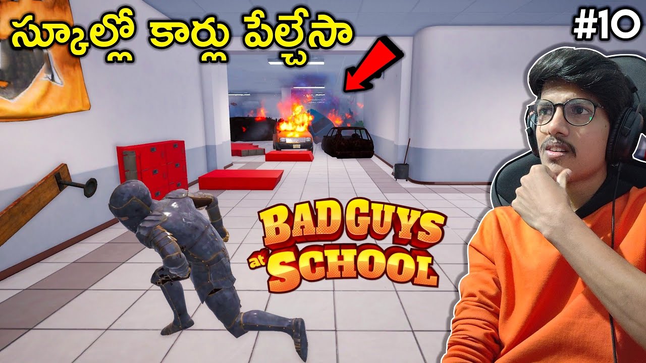 Blasting Cars Inside The School | Bad Guys At School | #10 | THE COSMIC BOY