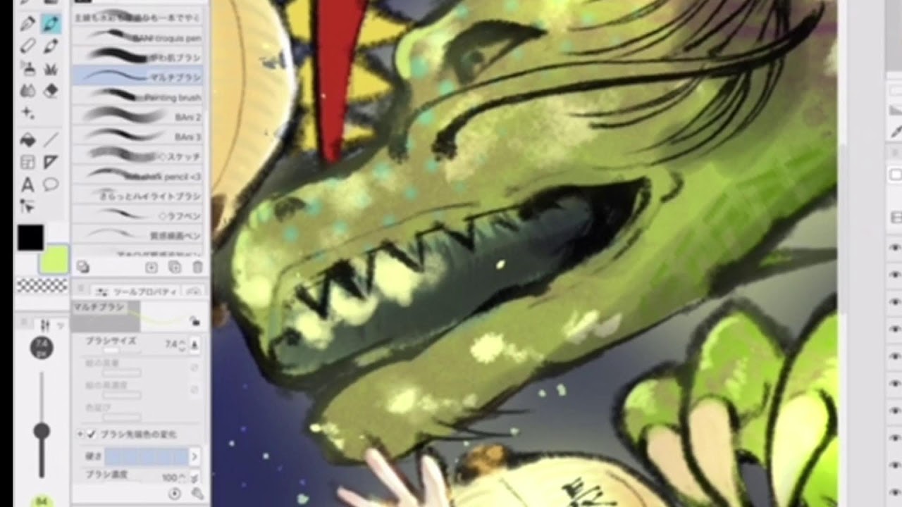 イラストメイキング長崎ランタンの絵を描くよ！