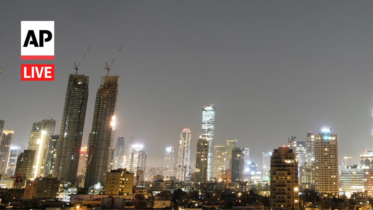 LIVE: Tel Aviv and Jerusalem skyline as Iran war continues