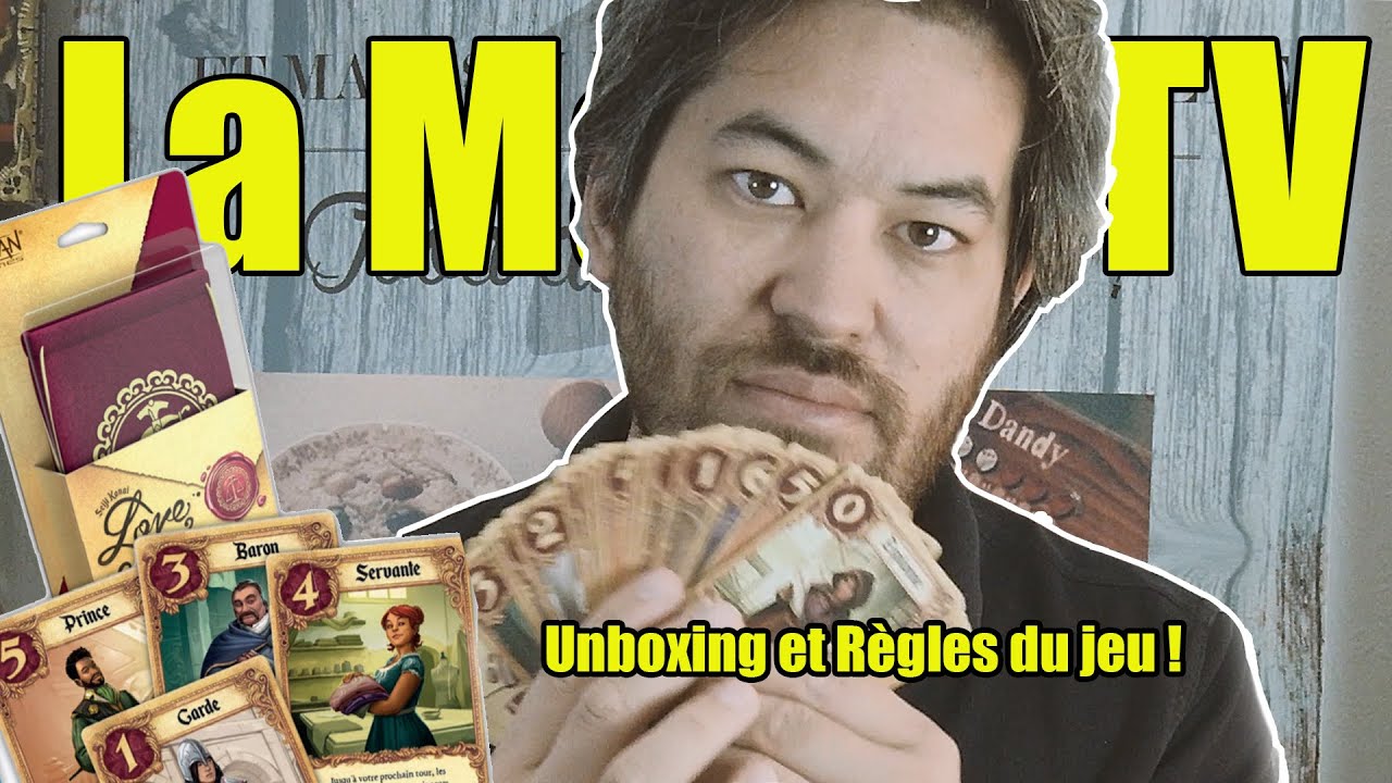Love Letter nouvelle version: Unboxing et Règles du Jeu