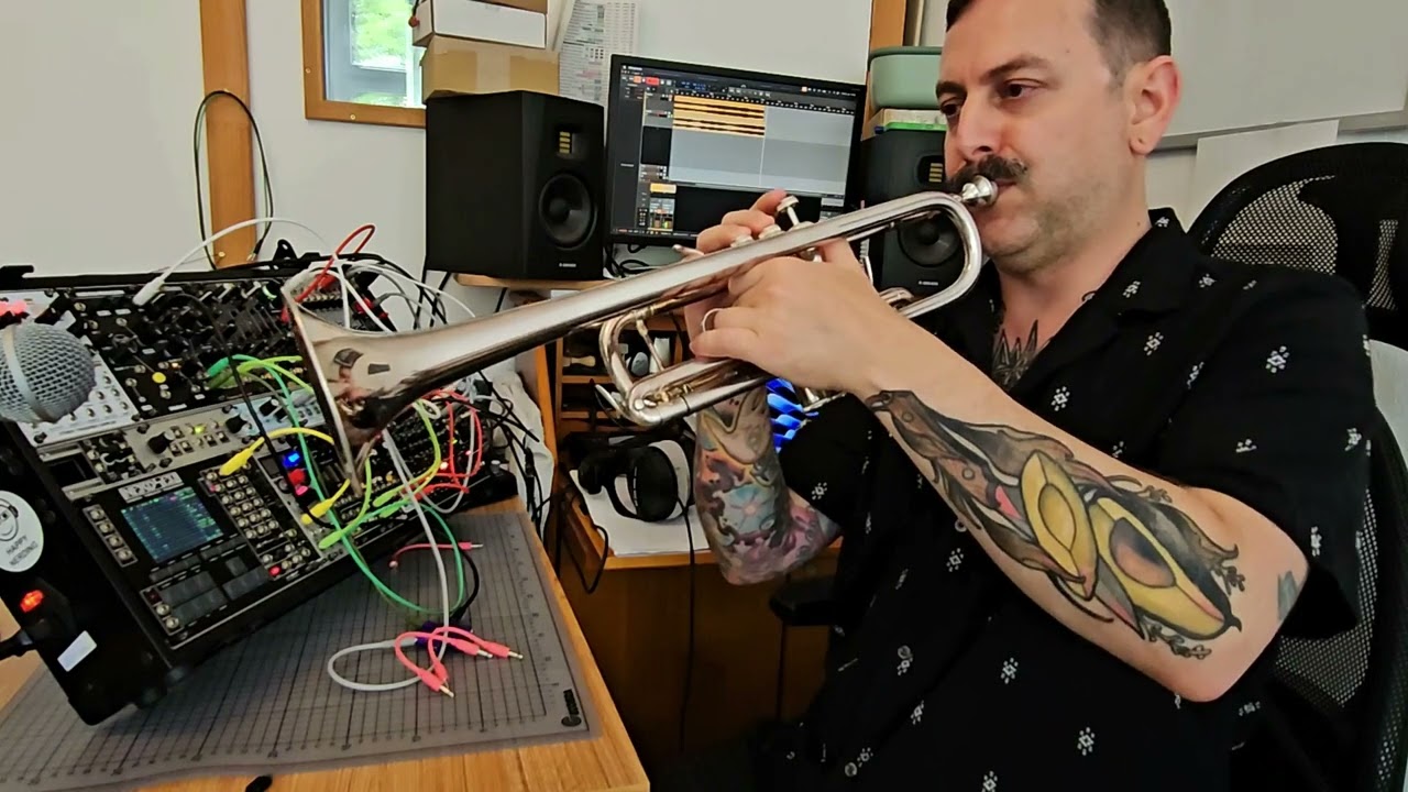 Trumpet Drone Improv with Endless Processor and Mojave