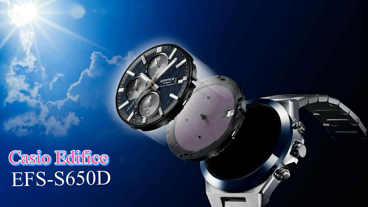 Casio Edifice EFS-S650D Review Ceramic Bezel and Solar Powered watch new release 