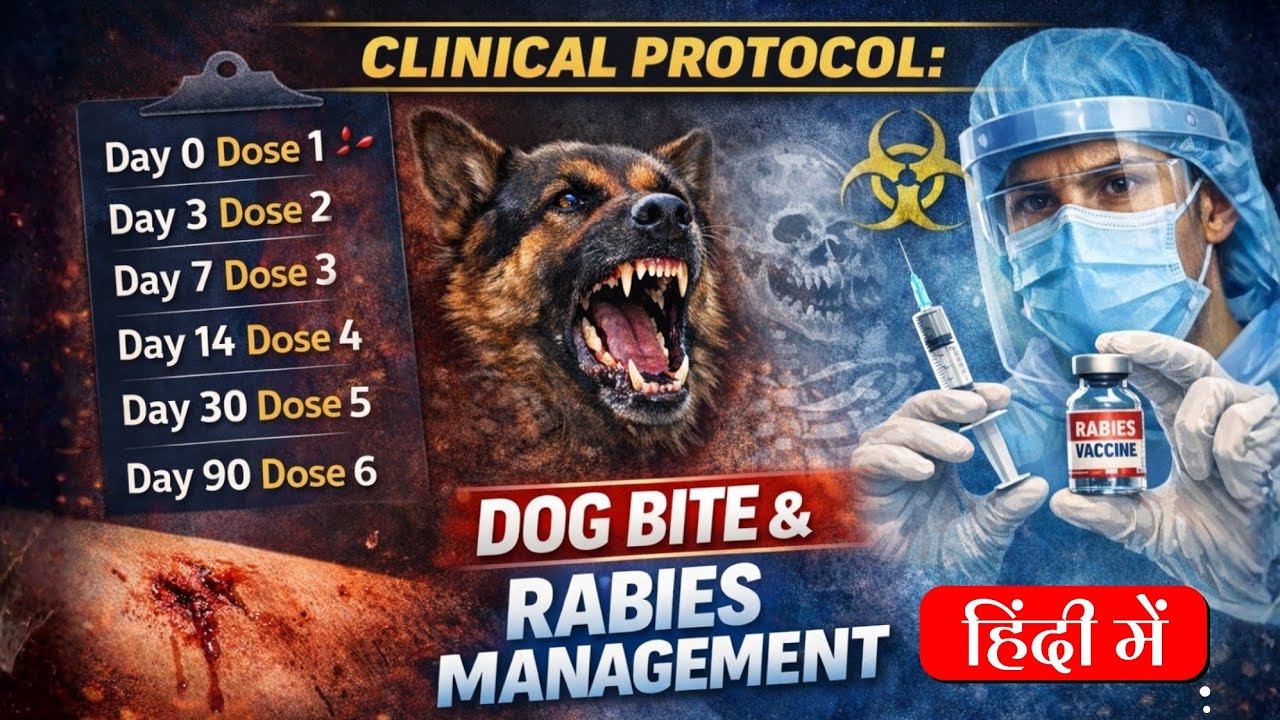 Dog Bite & Rabies Treatment | Dog ke kaatane par Raies se bachane ke lie Anti-Rabies Vaccine