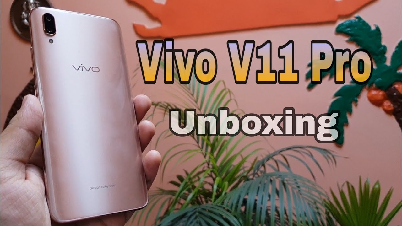 Vivo V11 Pro Gold Unboxing and Overview
