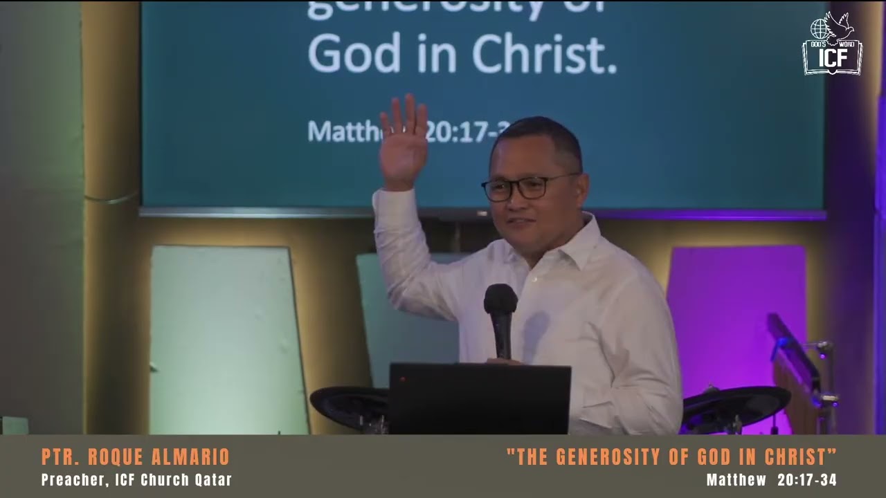 FULL SERMON | The Generosity of God in Christ. | Matthew 20:17-34.