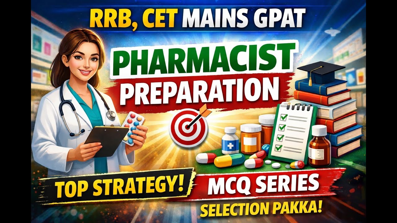 Class-14 Pharmacist , Drug Inspector (DI), & GPAT  preparation Series - MCQ with explanation