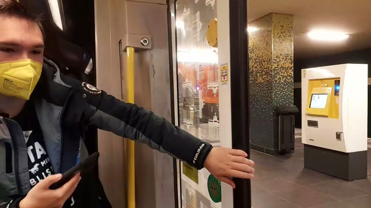 U-Bahn Berlin Mitfahrt von Mierendorffplatz bis Hermannplatz im H01 auf der U7