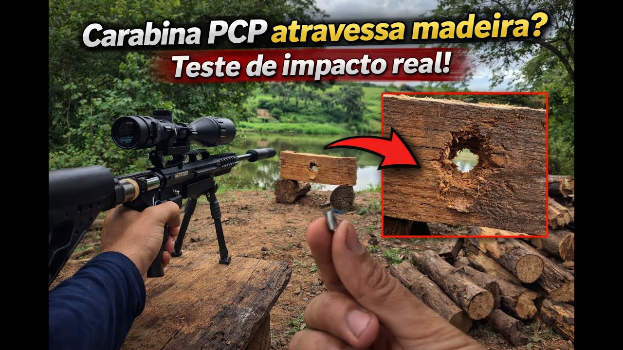 O que acontece se disparar de PCP em um galho? (Surpreendente)