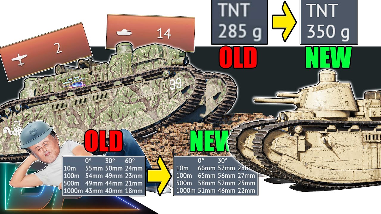 WHEN GAIJIN REMEMBERS TO 𝐁𝐔𝐅𝐅 FRENCH TANKS 💪💪