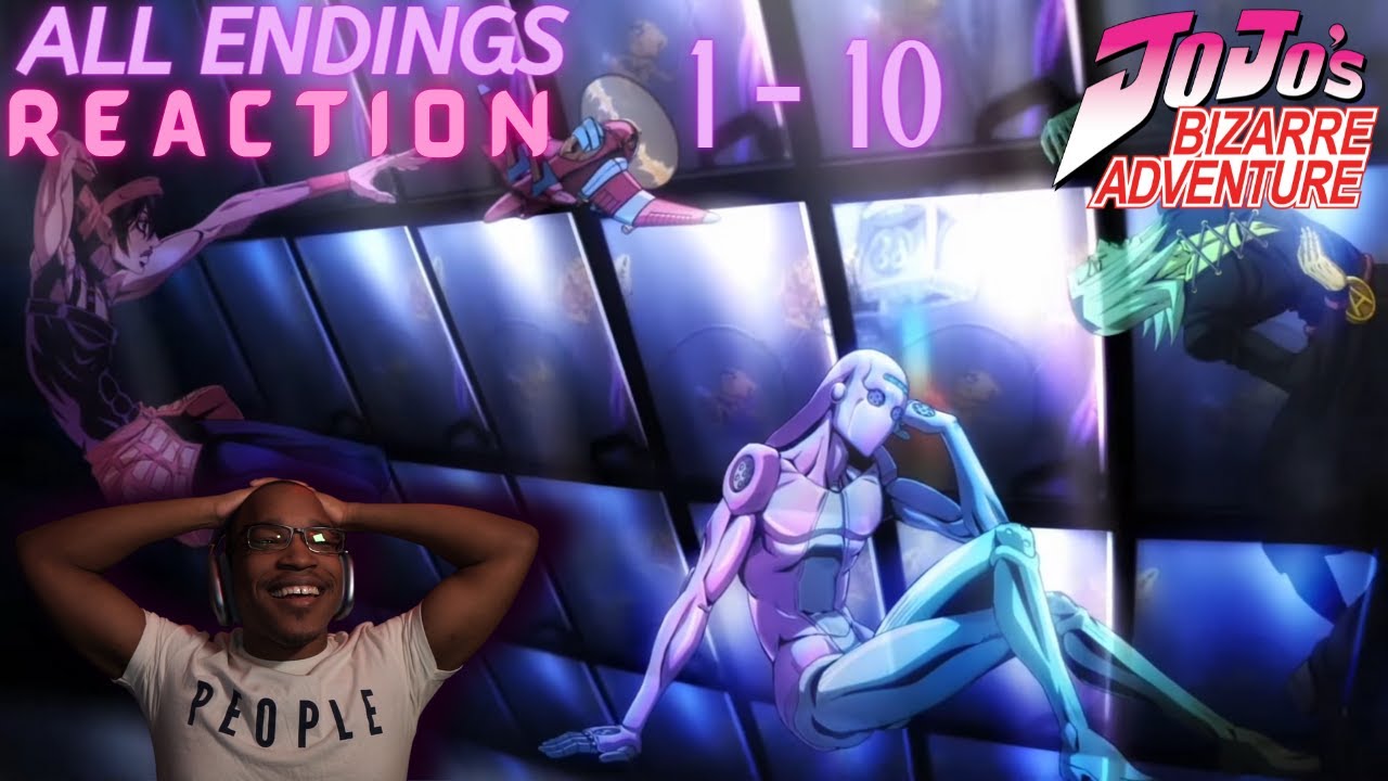 JoJo's Bizarre Adventure Endings 1-10 [REACTION + DISCUSSION]