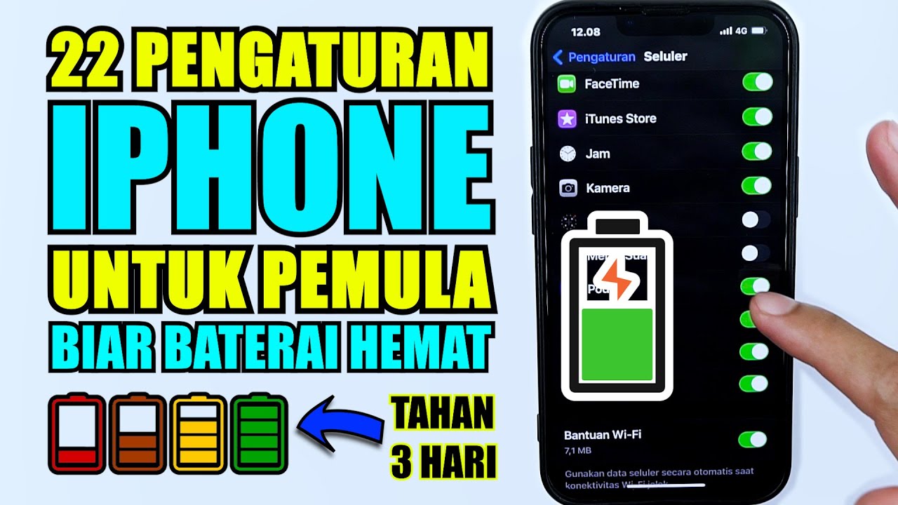 22 Cara Setting iPhone untuk Pemula agar Hemat Baterai Tidak Cepat Panas
