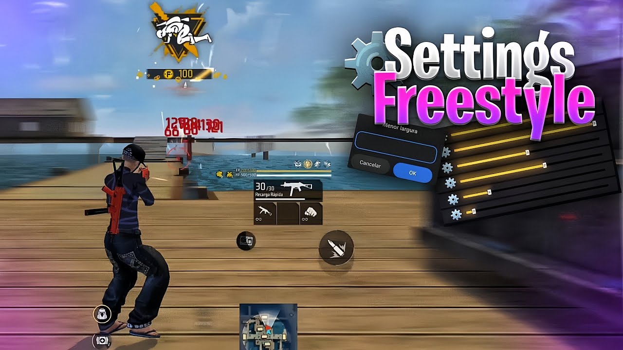 Settings Vizenx Freestyle ⚙️☠️ | 99% Skills HeadShot 🇧🇷 Free Fire Highlights