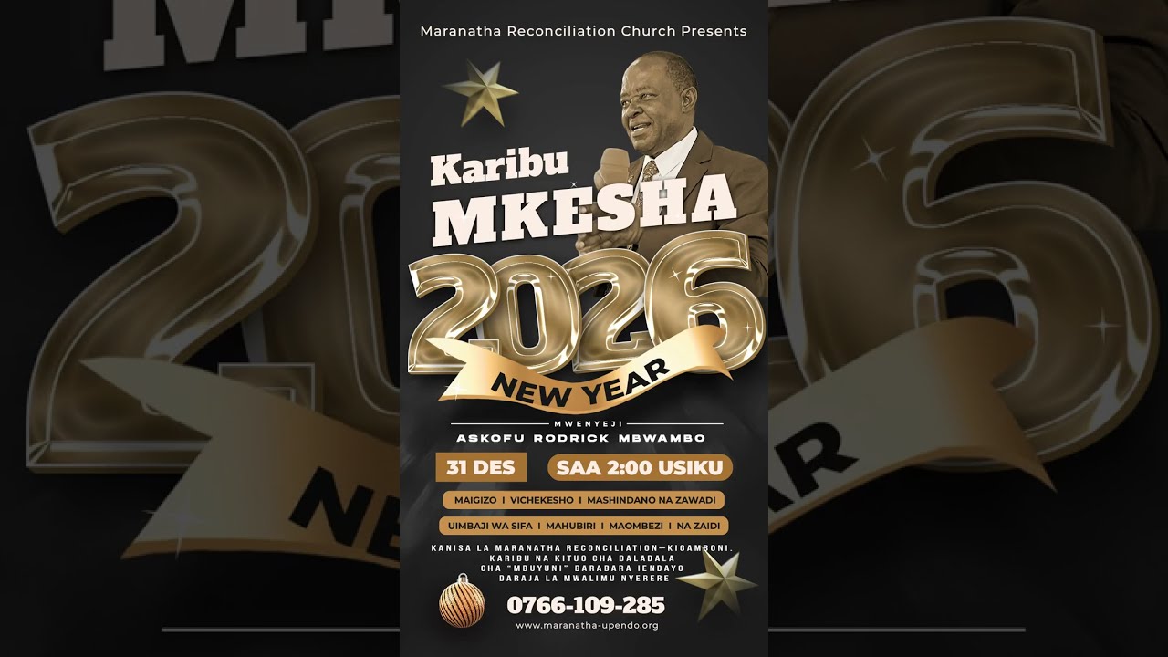 IBADA YA MKESHA WA KUKARIBỊSHA MWAKA MPYA 2026