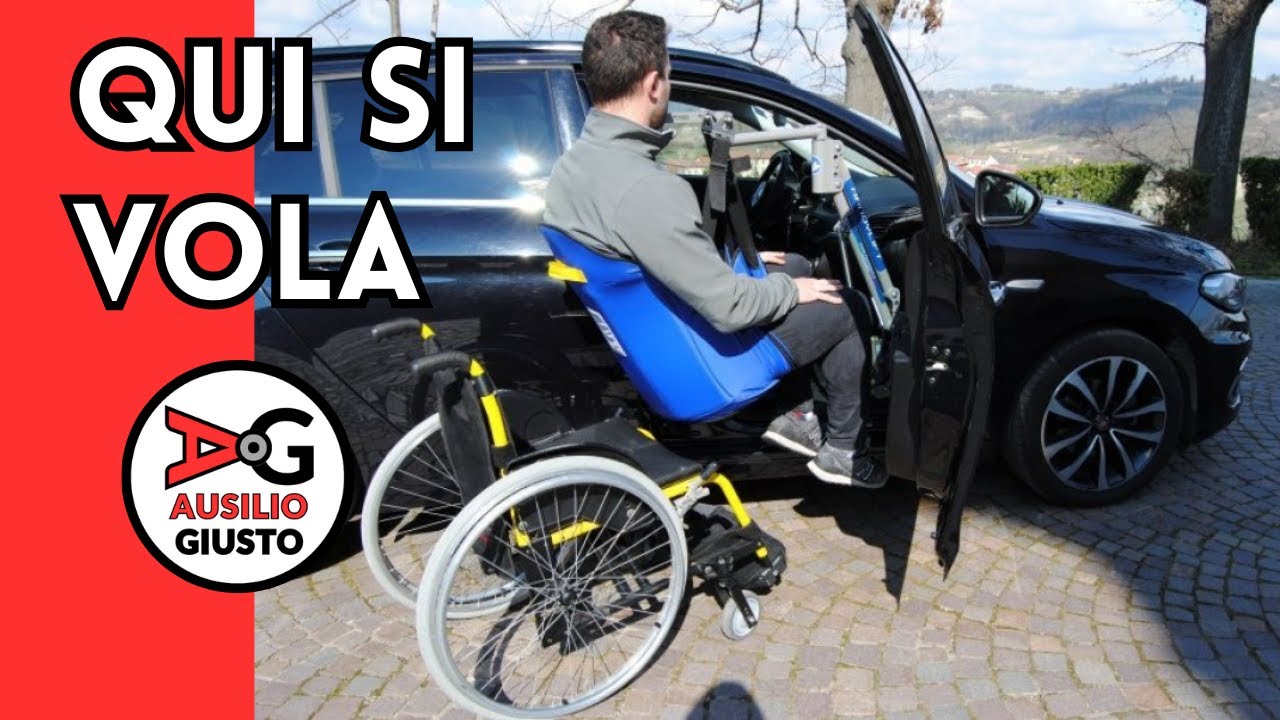 Come entrare in auto con difficoltà motorie
