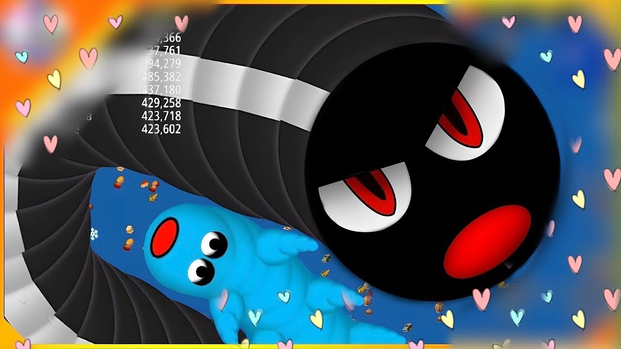 🐍WORMSZONE.IO | GIANT SLITHER SNAKE TOP 001 / Epic Worms Zone Best Gameplay! 