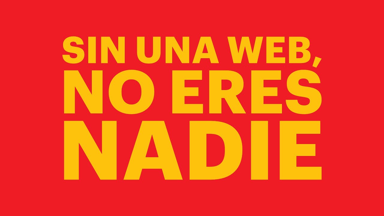Si no tienes una web personal ESTÁS VENDIDO