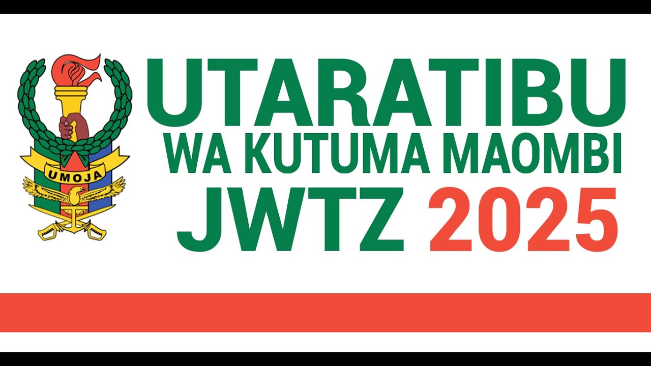 Jinsi ya Kutuma Maombi JWTZ Mei 2025 | Zingatia Haya