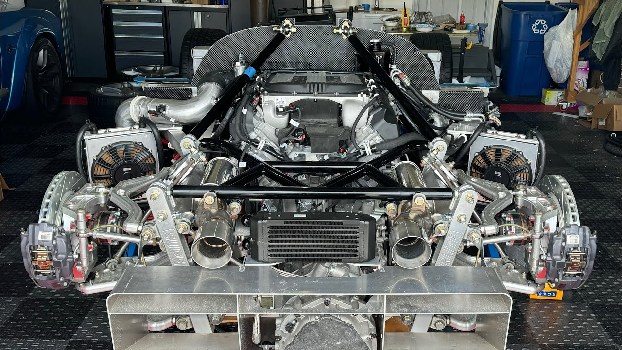 Superlite SLC Build Video 116 - Summer Update, Engine Compartment Completed