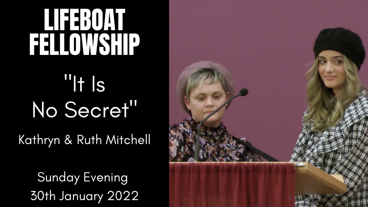 It Is No Secret - Duet By Kathryn & Ruth Mitchell