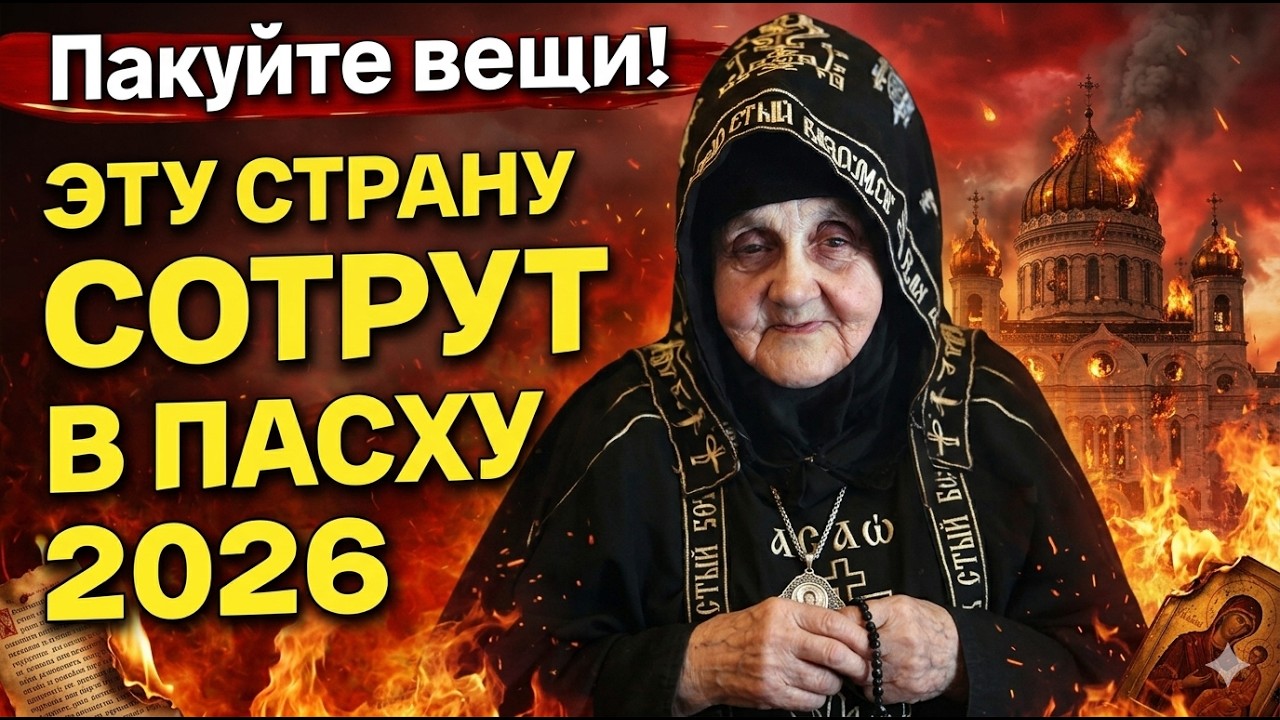 УЖЕ НЕ СПАСТИСЬ! СТРАНУ НАКРОЕТ В ПАСХУ 2026 &mdash; ПРЕДСКАЗАНИЕ СХИМОНАХИНИ НИЛЫ