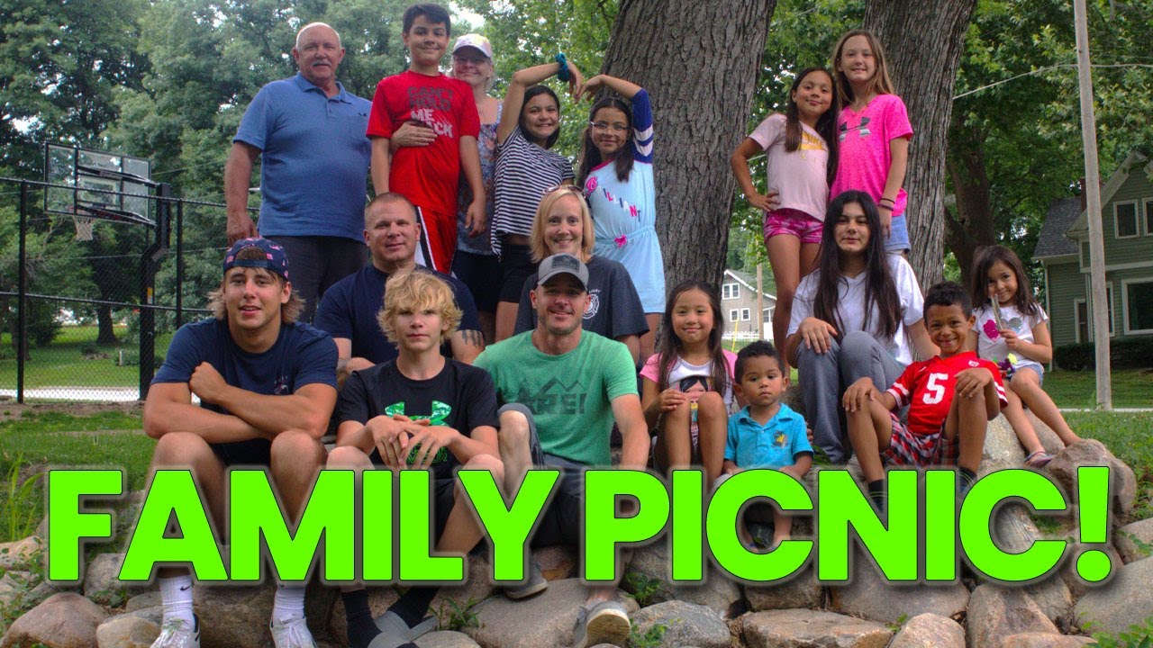 Birth Family Picnic!  Staying Connected With Birth Family!  (Large Family Adoption Life)