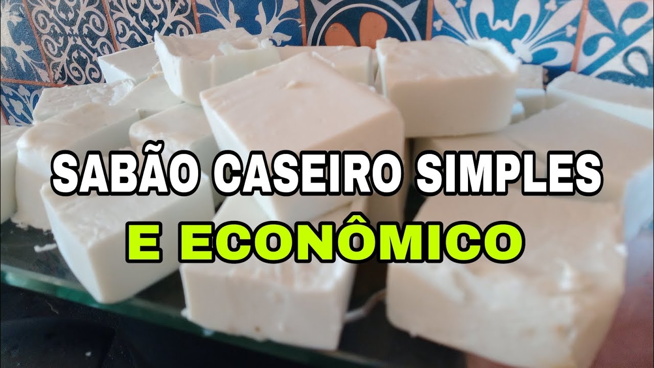 👉 SABÃO CASEIRO SIMPLES E ECONÔMICO RENDE MUITO E LIMPA DE VERDADE 💦🧼
