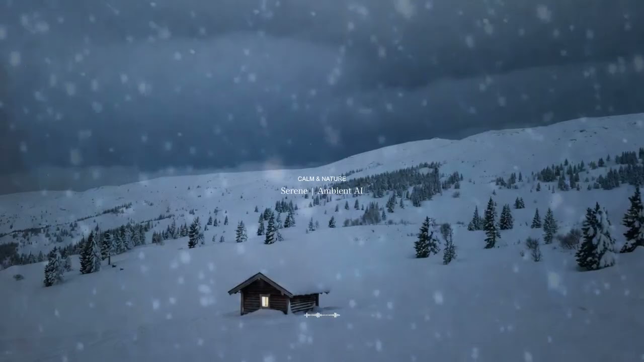 Serene | Mountain Cabin at Night – Ambient Focus Music for Coding & Productivity