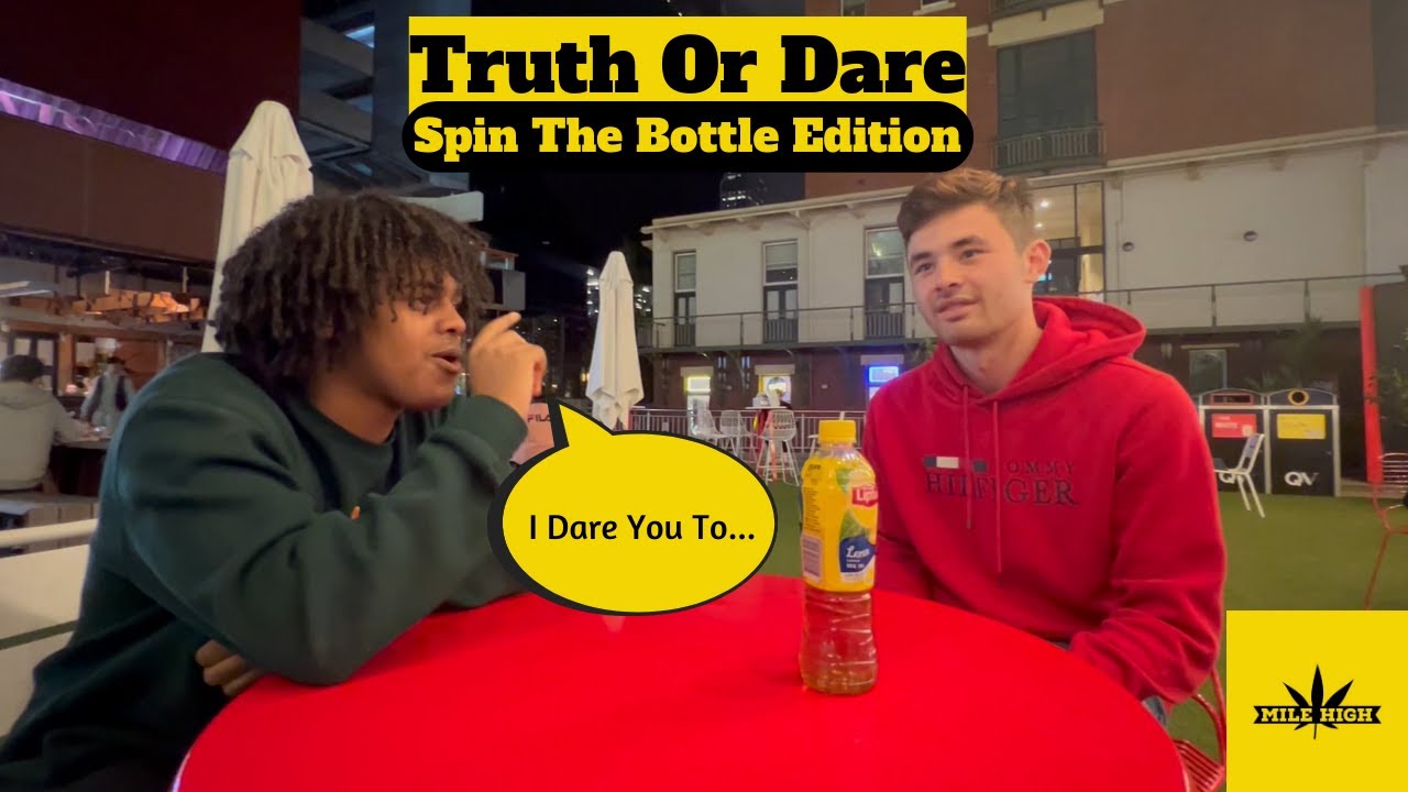 Truth or Dare In Public (Spin the Bottle Edition)