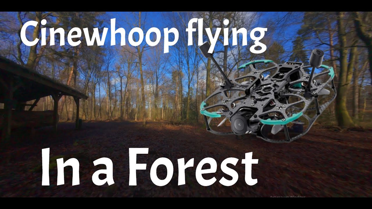 Cinewhoop flying in a Forest!