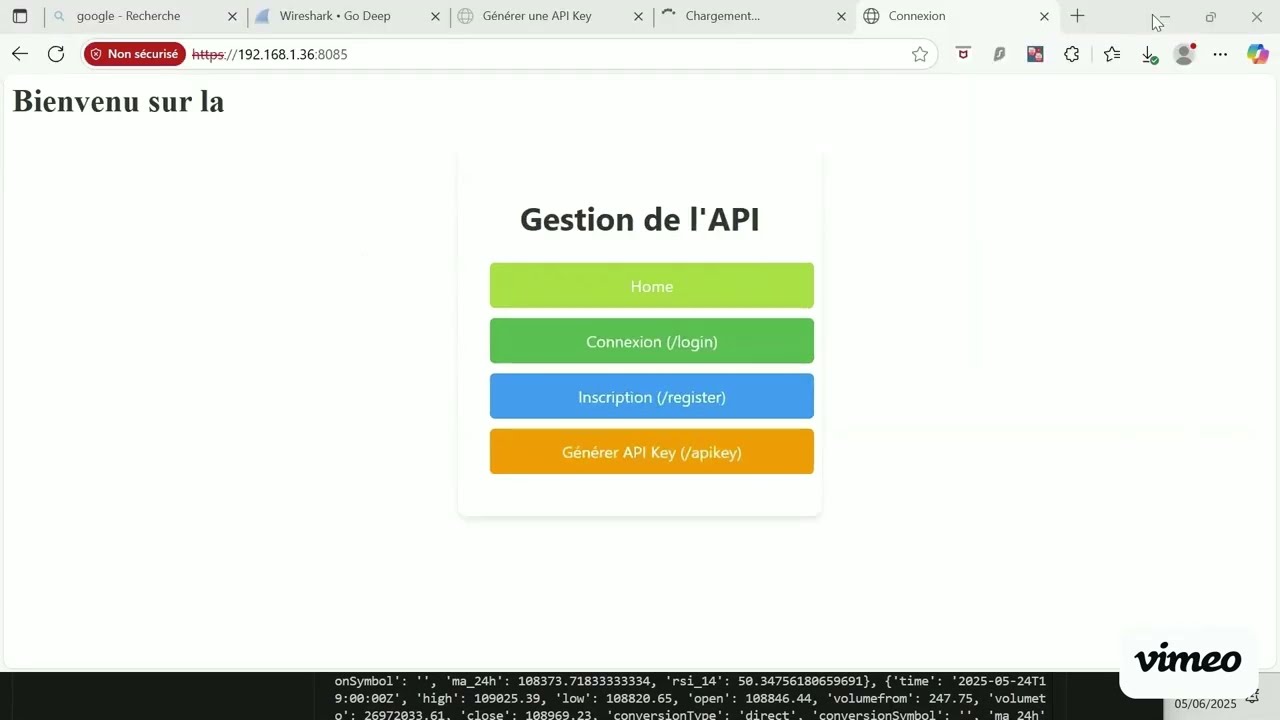 F4_DATA_ENGINEER 17: Sécurisation contre vulnerabilité sniffing de l'api en local avec mkcert
