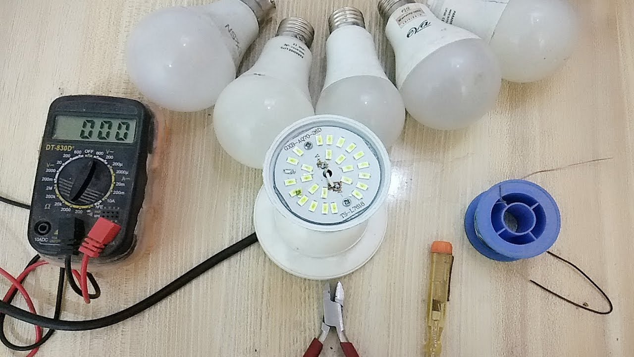 How to repair LED bulb in just 3 minutes at home fix led bulb