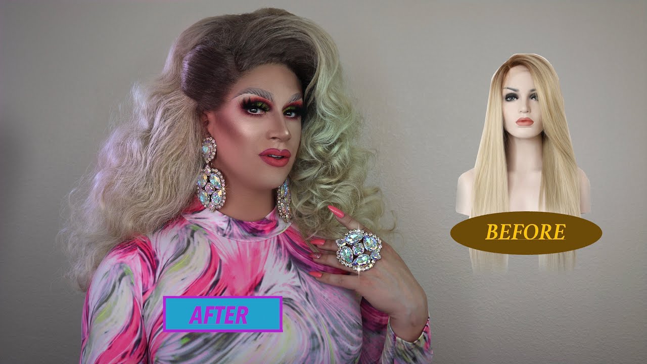 Переделка парика Amazon за 35 долларов в парик Drag-Queen