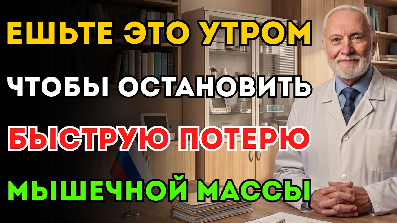 Мышцы ног тают на глазах? Ешьте эти 5 блюд на завтрак! Советы для пожилых людей.