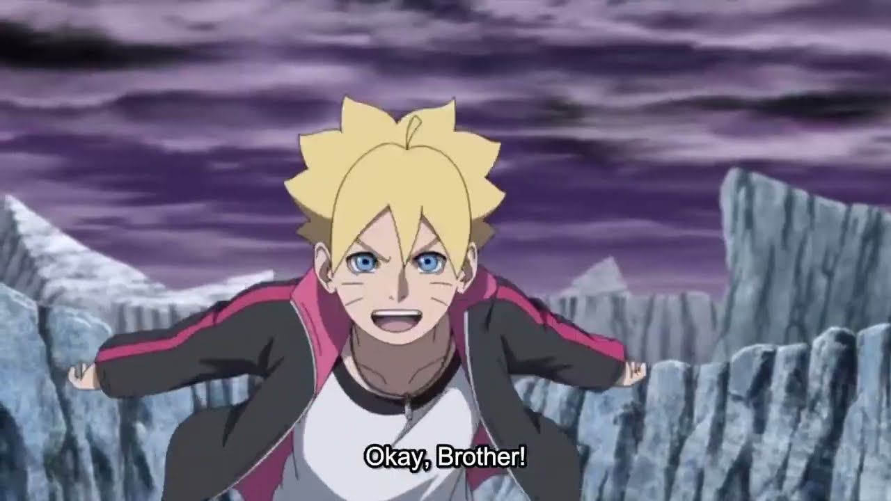 Naruto and Sasuke team up against Jigen Otsutsuki | English Sub